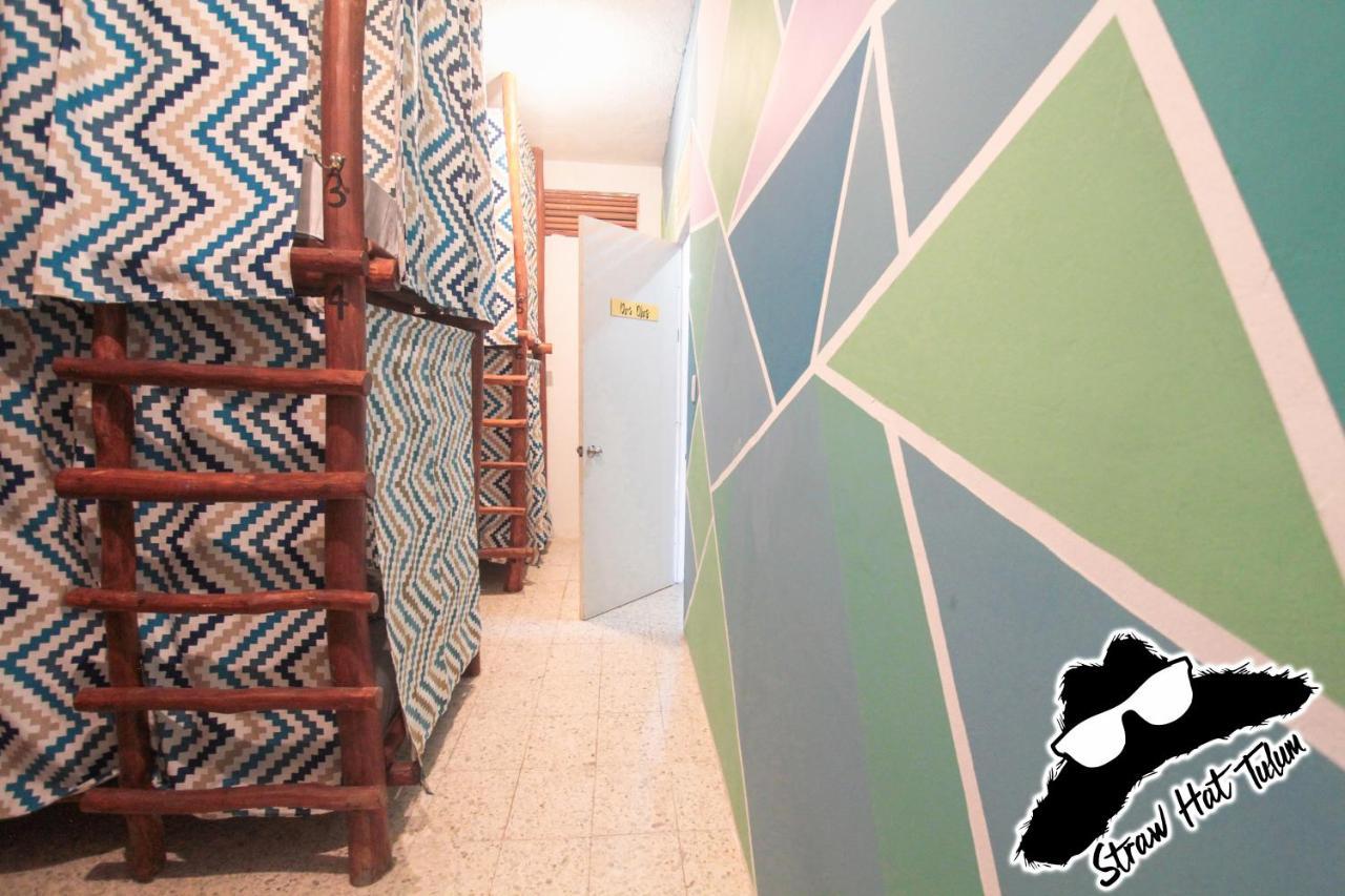 Straw Hat Hostel & Rooftop Bar Тулум Екстер'єр фото
