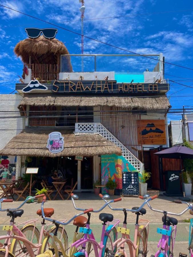 Straw Hat Hostel & Rooftop Bar Тулум Екстер'єр фото